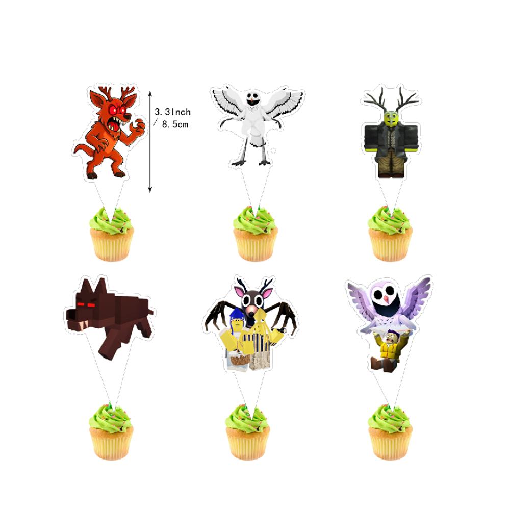 Набор из 30 предметов для вечеринки в игровой тематике включает баннер, топпер для торта, воздушные шары