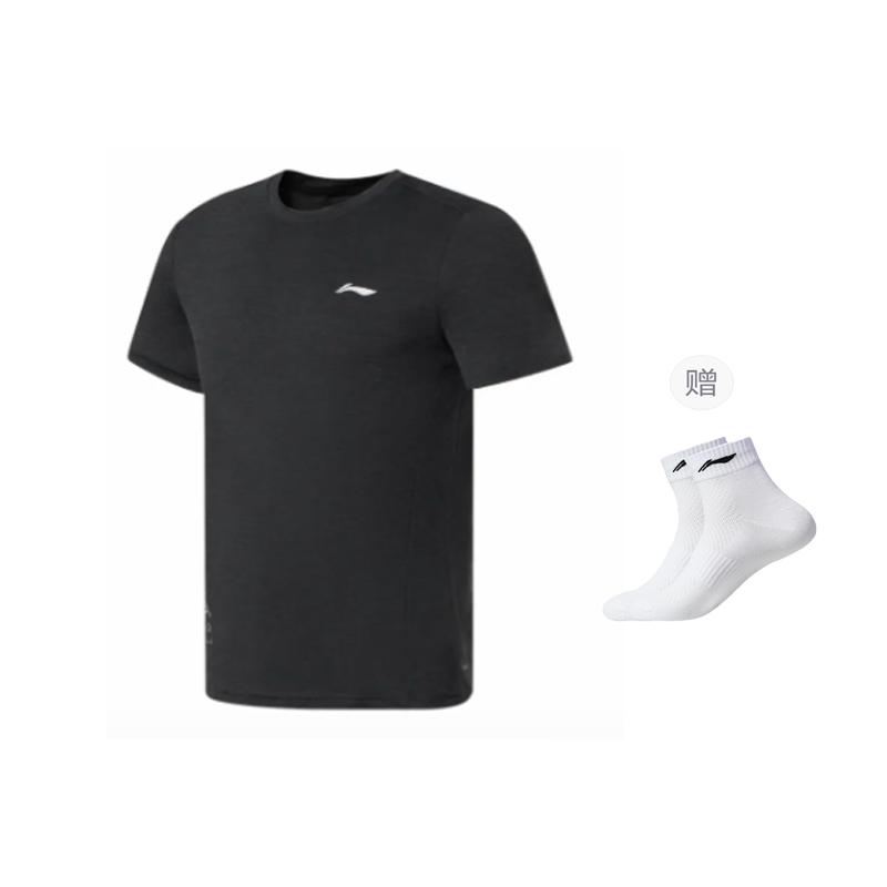 Мужская футболка Li Ning Fitness Series SS23 Черная ATST615-1