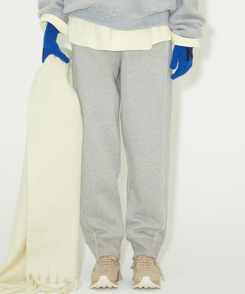 NOHANT Cover Stitch Jersey Pants Gray