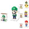 Пластиковая головоломка Super Mario Bros для детей, развивающий конструктор, подарок