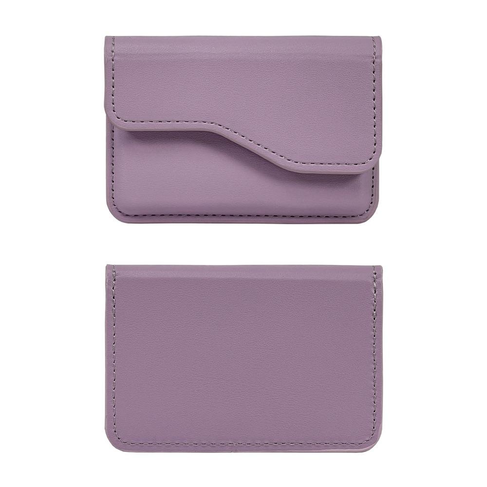 Задний карман для телефона из ПУ-кожи с магнитом для карт, кошелек для наличных, держатель для карт, простой откидной чехол для карт, мужской/женский