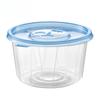 Disposable PP Plastic Round Food Container with Lid Transparent Takeout Bowl