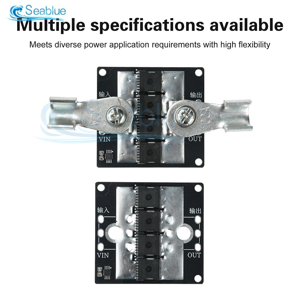 Diode Module 40A 65A 100A High-Current MOSFET Reverse Flow Protection No Voltage Limit for Solar Charging Battery Protection