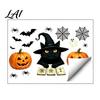 Seasonal Party Favors Cute Black Cat Halloween Window Clings Pumpkin Ghost Bat Spider Easy Apply Clings Decals Non-Adhesive Glass Stickers for Door
