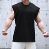 Muscleguys Однотонная Сетчатая Одежда для Зала Мужская Майка-Стрингер для Бодибилдинга Быстросохнущая Без Рукавов Жилет для Фитнеса Спортивная Одежда Майка