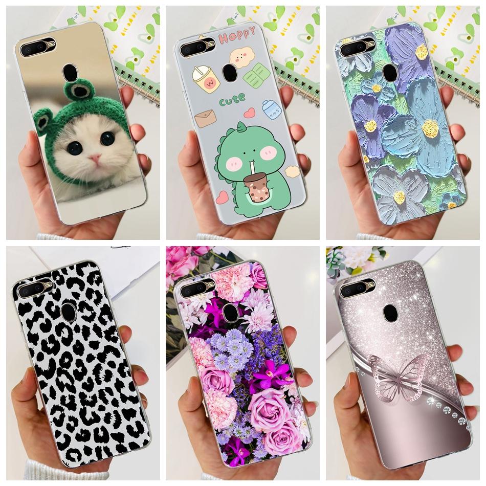 For OPPO A5S Case Cute Pattern Soft Silicone TPU Cover Cases For Oppo A5Ss AX5s A 5S CPH1909 CPH1920 CPH1912 Phone Shell Bumper