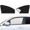Blackout Sunshades for Front and Side Car Window Reduces Interior Blocks UV Protects Car Windows from Blocks and Heats Features Magnetic Attachment