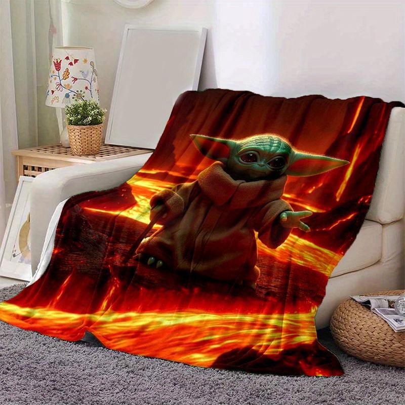 1pc. Cute Yoda Blanket - Perfect for Home Decor, Office Use, Outdoor Activities, Gift Idea, Suitable for All Seasonsz0417272