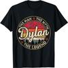 Dylan The Man The Myth The Legend Personalized Name T-Shirt