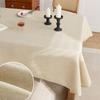 Solid Color Linen Tablecloth, Table Flag Elegant and Noble Kitchen Supplies Home Decorations  Easter Table Mats Picnic Supplies Linen Tablecloths