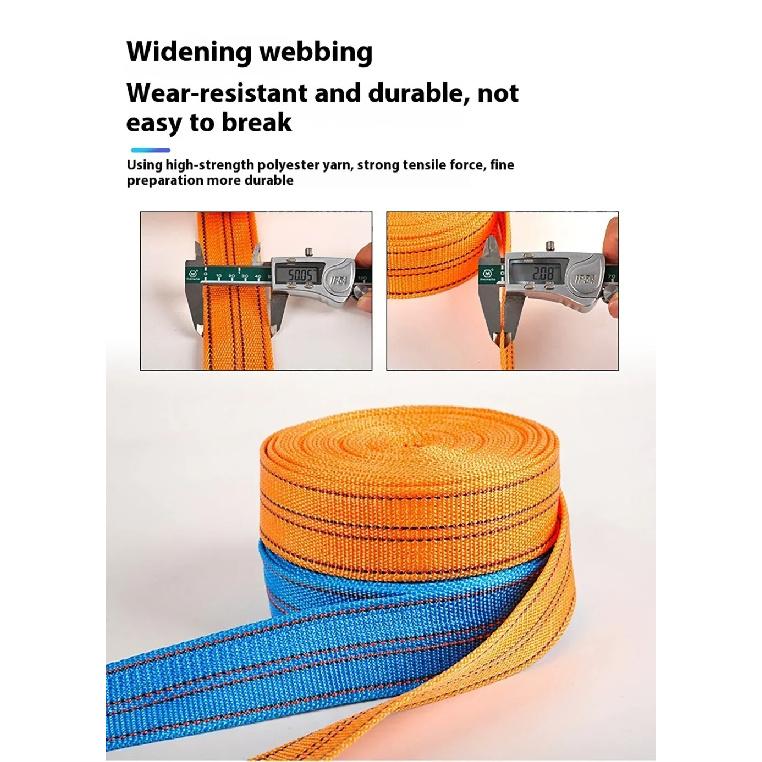 Motorcycles Strap Load Fixing Belt Sling With Ratchet Elastic Rope With Hook Car Ties for Cargo Fastening Sentry Atv Accessory