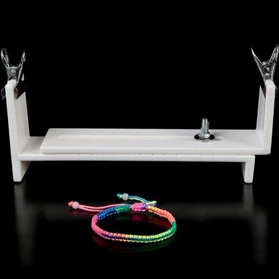 Регулируемый станок для плетения браслетов, рама для плетения браслетов, станок для ручного вязания браслетов своими руками для начинающих, для изготовления браслетов, шнурков, брелоков