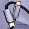 Type C Extension Cable USB3.2 100W 20Gbps 8k 60hz Male to Male Type C Adapter for   Learning