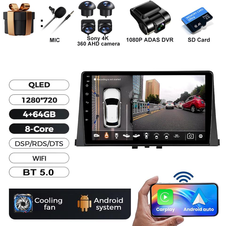Android 16 Car Radio For Citroen Berlingo 2019 Peugeot Partner Rifter 2020 For Opel Combo Multimedia Video Player Autoradio GPS