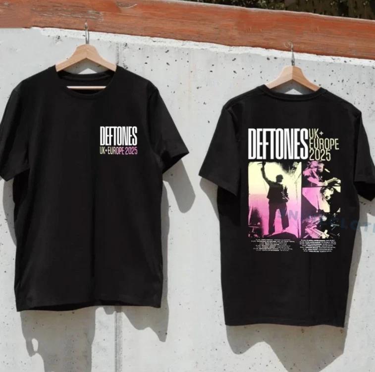 Deftones UK + Europe 2025 Tour Merch T-shirt All Size S-5XL