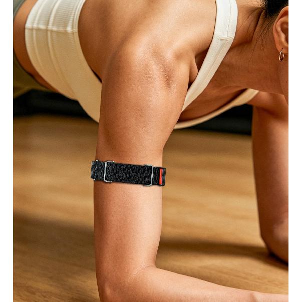 Нейлоновый ремешок на руку для Google Fitbit Air Active Band Мягкий, дышащий, регулируемый ремешок на бицепс с металлическим корпусом для Google Fitbit Air 6
