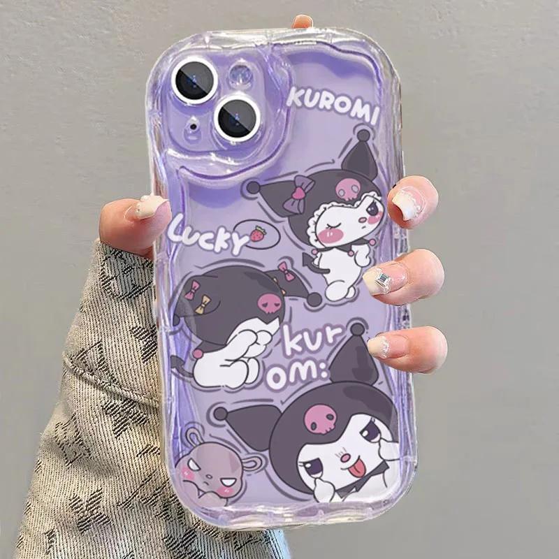 Case For OPPO Realme C85 PRO C83 16 15 Pro 14 5G 5 5i C67 C63 C65 C21Y C35 5G Cute Kuromi Melody Sanrio Clear Phone Casing