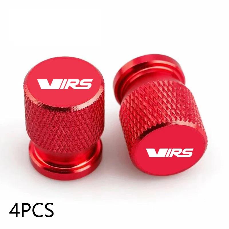 AHUQ1 For Skoda VIRS Octavia Kamiq Kodiaq Karoq RS Superb Fabia Rapid Car Wheel Tire Valve Caps Tyre Stem Covers Airdust Waterproof