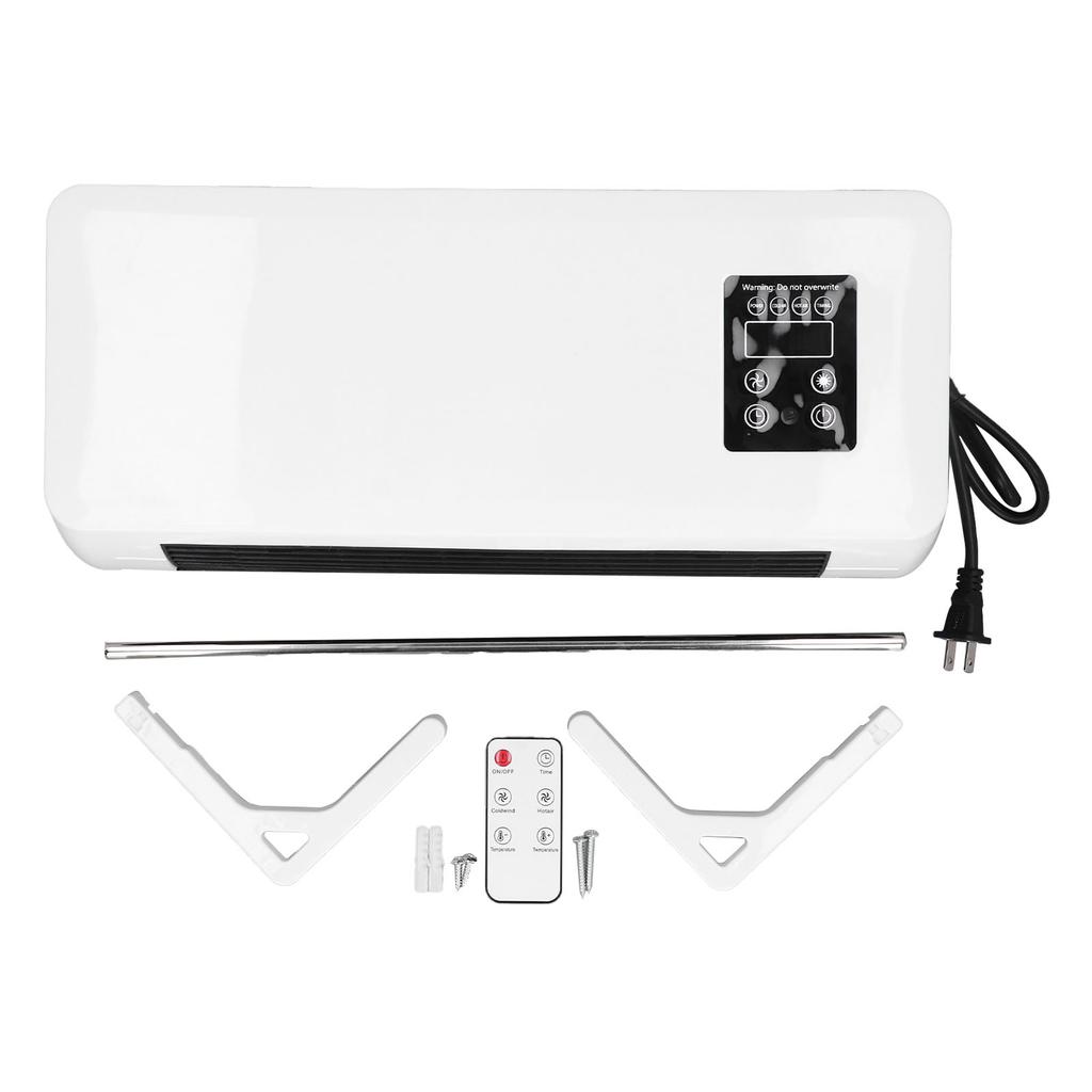 Настенный портативный кондиционер Комнатный холодный и теплый настенный кондиционер Регулируемый энергосберегающий для офиса