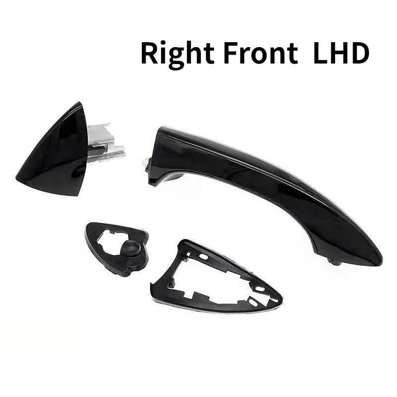 Внешние дверные ручки автомобиля с левым рулем, наружная ручка двери автомобиля для BMW X5 E53 2000-2006 ABS, автомобильные аксессуары