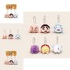 Crayon Shin Chan Plush Keychain Set With Stackable Characters For Kid And Collectors