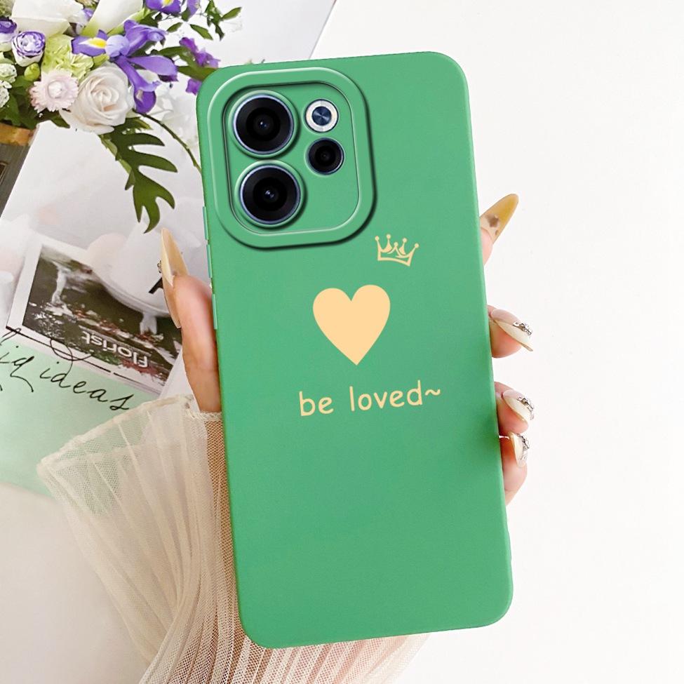 Чехол для телефона Oppo CPH2801 Для Oppo Reno 15F Силиконовый Чехол Роскошный Модный Цветы Кавайный Милый Расписной Чехол Для Oppo Reno15 F