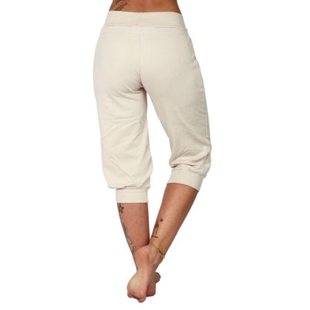 Women Rise Pockets Capri Casual Solid Sports Low Pants Shorts