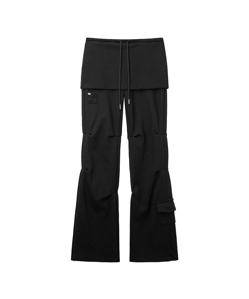 Брюки-юбка Lense Bootcut Черные