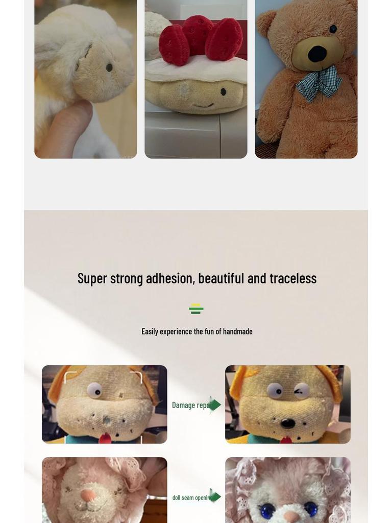 Супер Липкий Быстросохнущий Клей для Ткани для Кукол Ручной Работы и Глаз