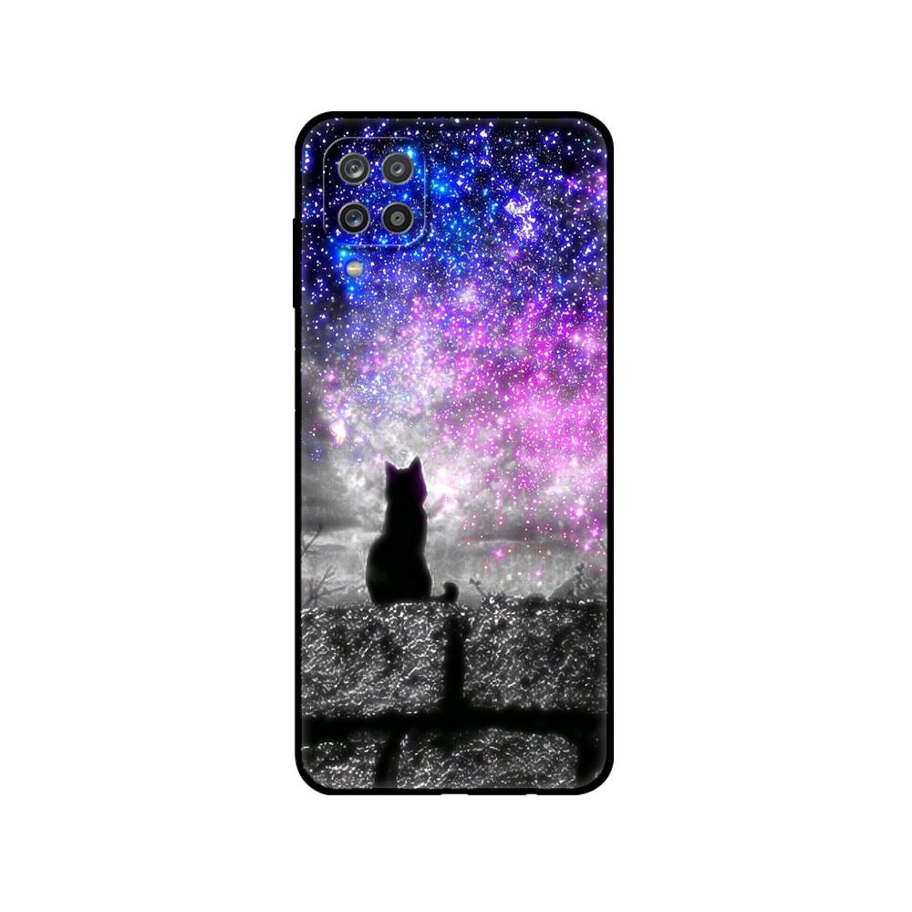 Мягкий силиконовый чехол для Samsung A12, чехол для телефона Samsung Galaxy A12, GalaxyA12 A 12 SM-A125F a125, бампер 6,5 дюйма; черный чехол из ТПУ