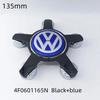 DKRSE1 For VW Volkswagen Jetta MK5 Golf 4pcs 135mm Volkswagen Golf Polo Car Wheel Center Caps 5Pins Rim Hub Cover Hubcap Logo Badge Emb