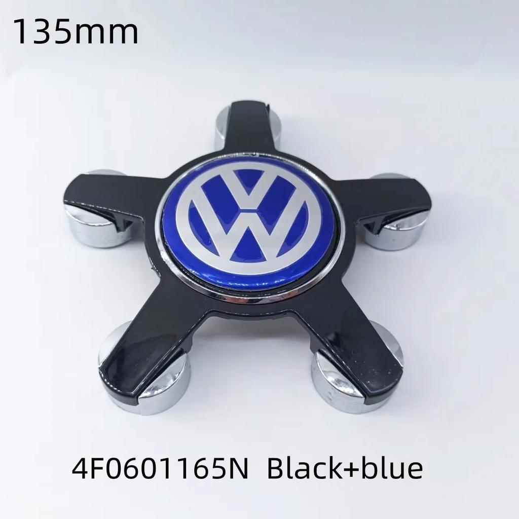 DKRSE1 For VW Volkswagen Jetta MK5 Golf 4pcs 135mm Volkswagen Golf Polo Car Wheel Center Caps 5Pins Rim Hub Cover Hubcap Logo Badge Emb