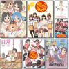 1 шт. Популярный аниме-плакат-наклейка Nichijou, водостойкая настенная art для гостиной, спальни, домашнего декора