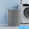 Print Laundry Basket Portable Foldable Cotton Linen Hamper for Home Kids Toys Dirty Clothes Storage Bag Organizer