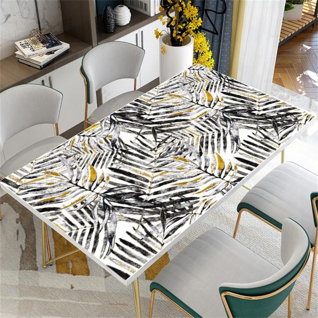 ПВХ Винил Золотой Треугольник Мрамор Контактная Бумага для Кухонных Шкафов Наклейка На Стол Водонепроницаемые Самоклеящиеся Обои Наклейки