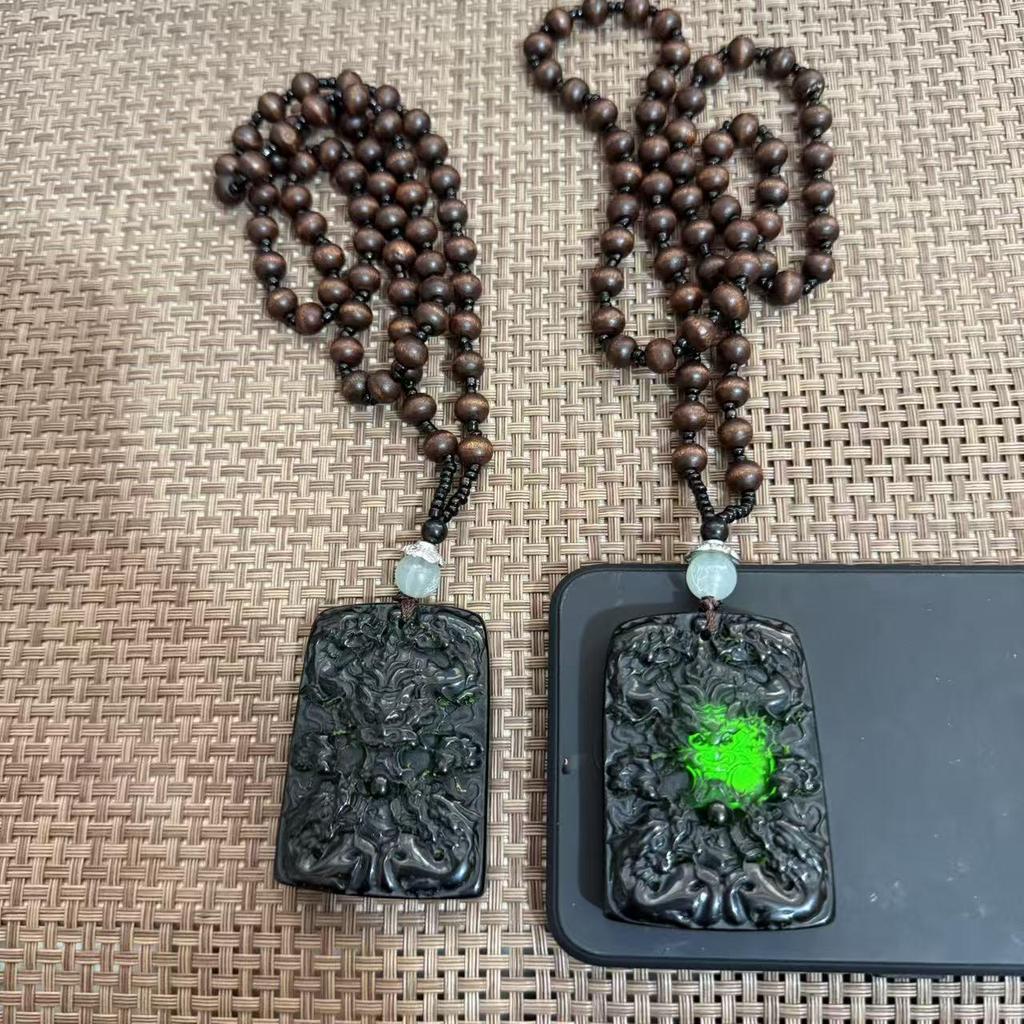 Фотохромная подвеска-ожерелье 'Дракон' - Красный, Зеленый, Янтарный Резин Акрил Ювелирные изделия