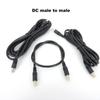 0.5m 1.5M 3meter DC Male To Male Extension Power Supply Cable Plug Cord 5.5MM X2.5mm Wire Connector Adapter for Strip Camera