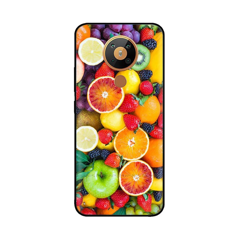 Для Nokia 5.3 Силиконовый Чехол Мягкая ТПУ Задняя Крышка для Nokia 5.3 3.4 Бампер Печатный Силиконовый Чехол для Nokia3.4 Nokia5.3 Телефон цветок