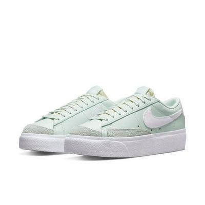 Женские кроссовки Blazer на низкой платформе, бледно-зеленые, DJ0292-300
