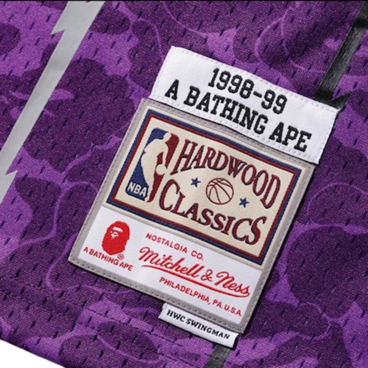A BATHING APE Bape Basketball Jersey Unisex Purple 1F73-109-919