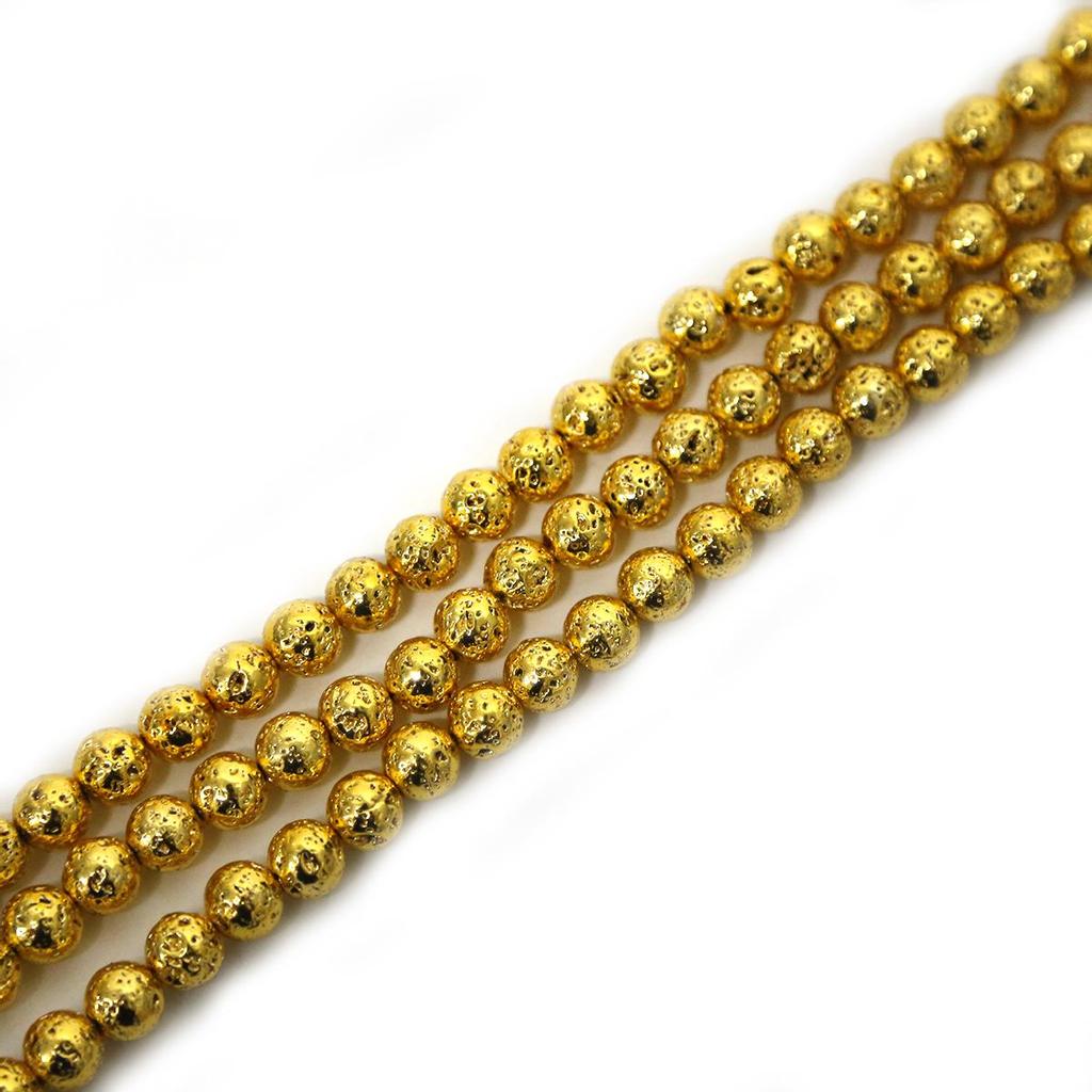 Натуральный лавовый камень круглые гематитовые бусины для рукоделия 4, 6, 8, 10 мм, изготовление ювелирных изделий