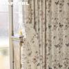 1 шт. NAPEARL 70-80% затемнение французский романтический ретро бабочка секретное царство напечатанный рюшами шторы для спальни гостиная домашний декор