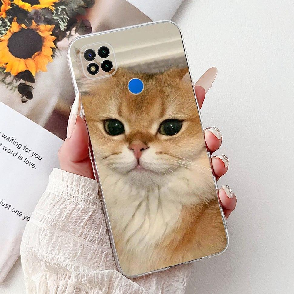For Xiaomi Redmi 9C Case Fashion Cat Phone Back Cover For Xiaomi Redmi9C 9 C Redmi 9C Soft Silicone Case 6.53'' Bags Bumper
