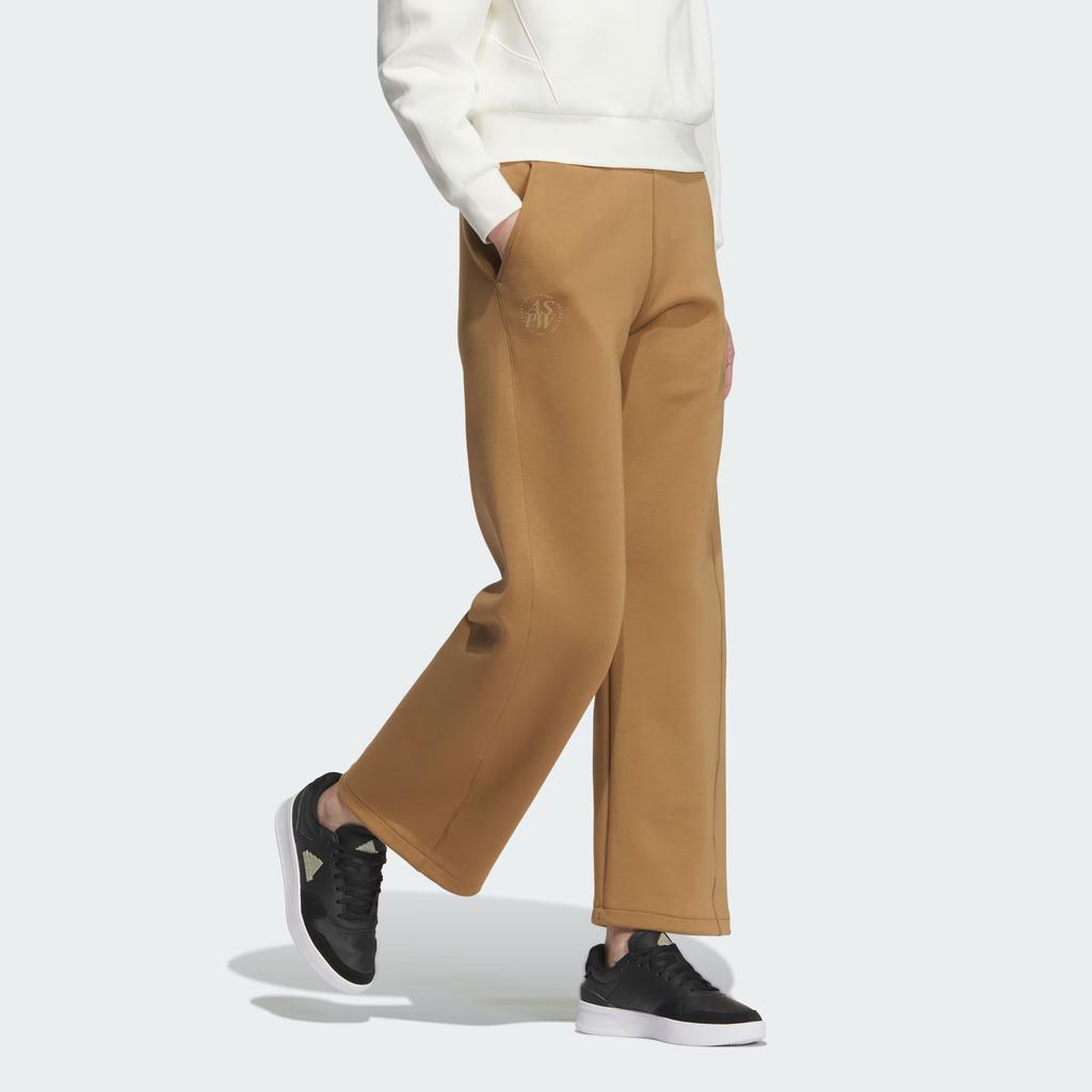 Adidas Спортивные штаны с завышенной талией, женские штаны, пустынно-коричневые JJ3557