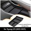 Center Console Armrest Box for Xpeng G9 -2025 Storage Box Water Cup Holder Storage Tray Organizer Car Interior Accessories
