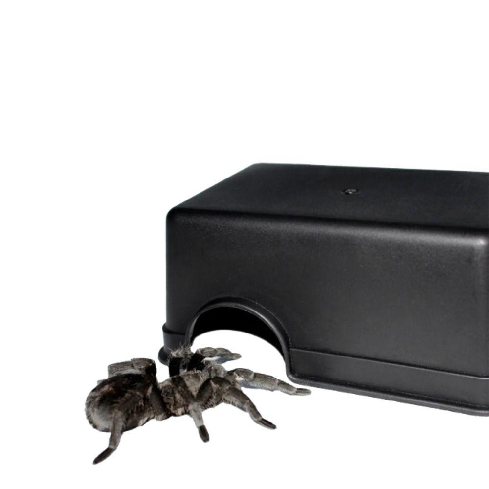 Plastic Snake Shelter House Rectangle Reptile Caves Small Animal Hideaway Reptile Hide Box  Lizards