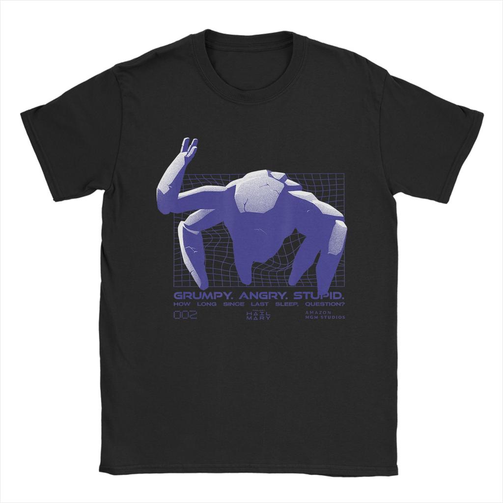 2026 New Project Hail Mary Fist My Bump Rocky Graphic T Shirt Sci Fi Movie Fan Gift Retro Space Unisex Cotton Tee for Unisex Women