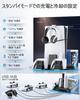 With PS5 Slim Vertical Cooling Stand with Fan and PS5 Cooling PS5 Controller Simultaneous Charge for Two Controllers with Charging Indicator Game Disc