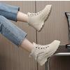 Winter Ladies Shoes Lace Up Women Sneakers Snow Ankle Boots Waterproof Warm Platform Botas Woman Footwear