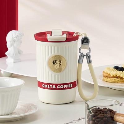 Портативная двойная кофейная кружка COSTA из нержавеющей стали